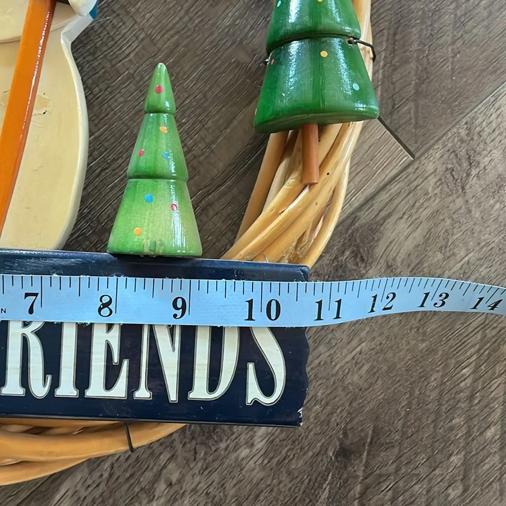 Vintage Primitive Wood Wreath